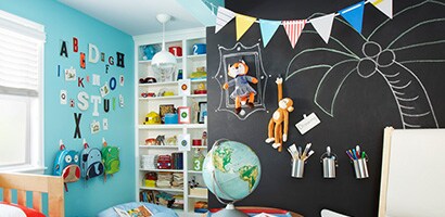 Habitación de los niños: ABC y 123